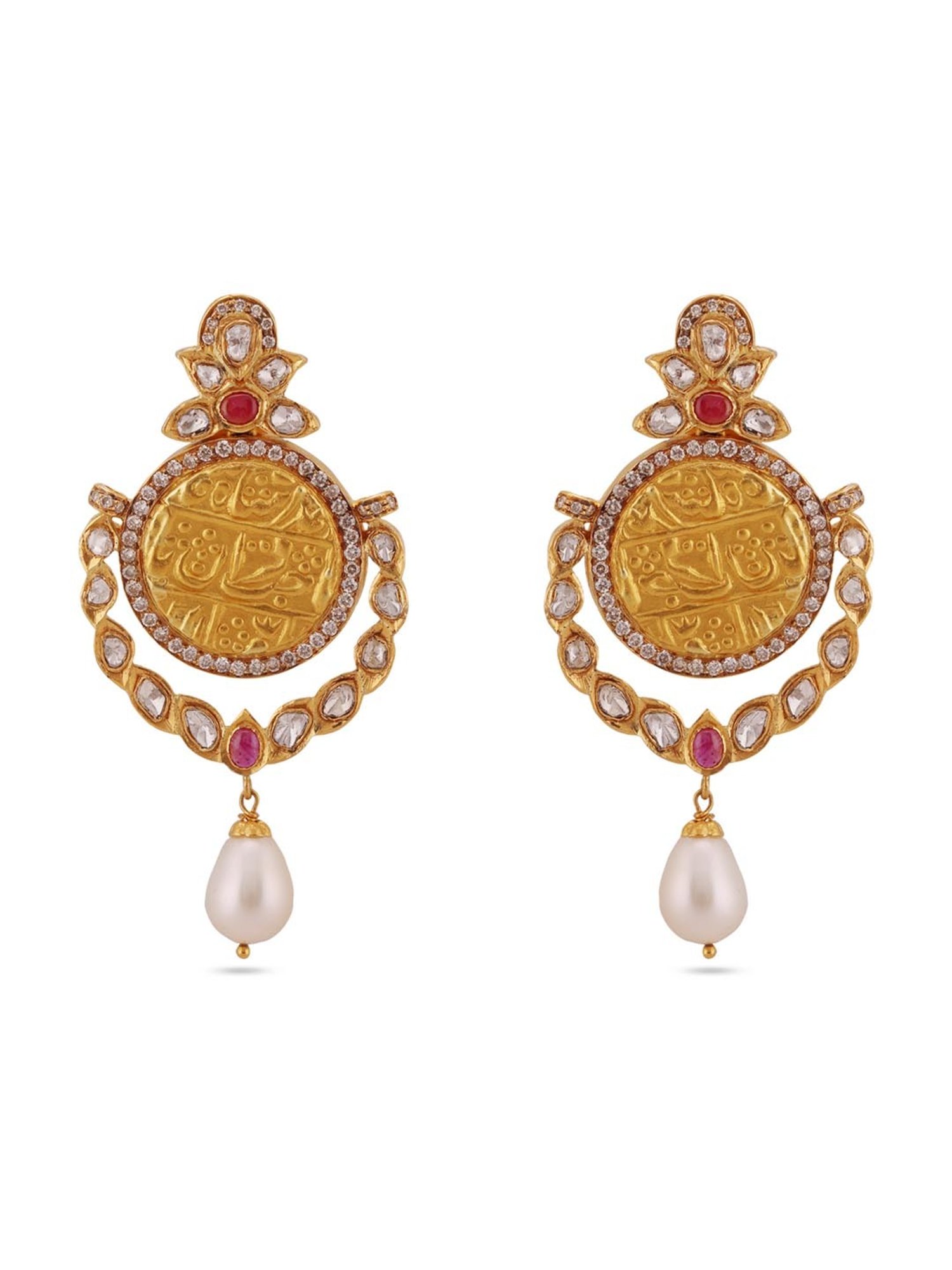 CKC 22k Gold Heritage Earrings for Women