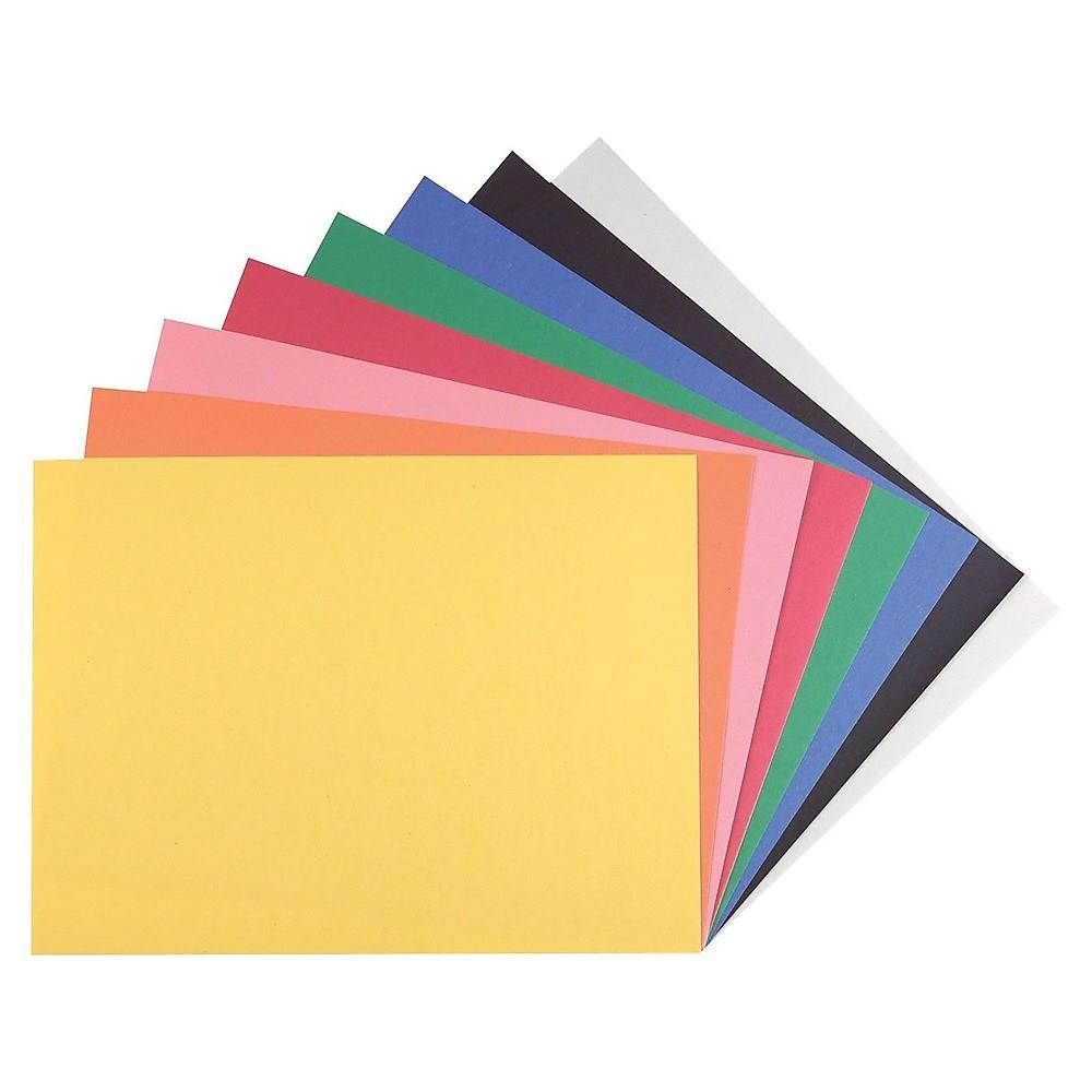 Staples Construction Paper 9" x 12" Assorted Colors 200 Sh./PK (MMK01200S) 23104