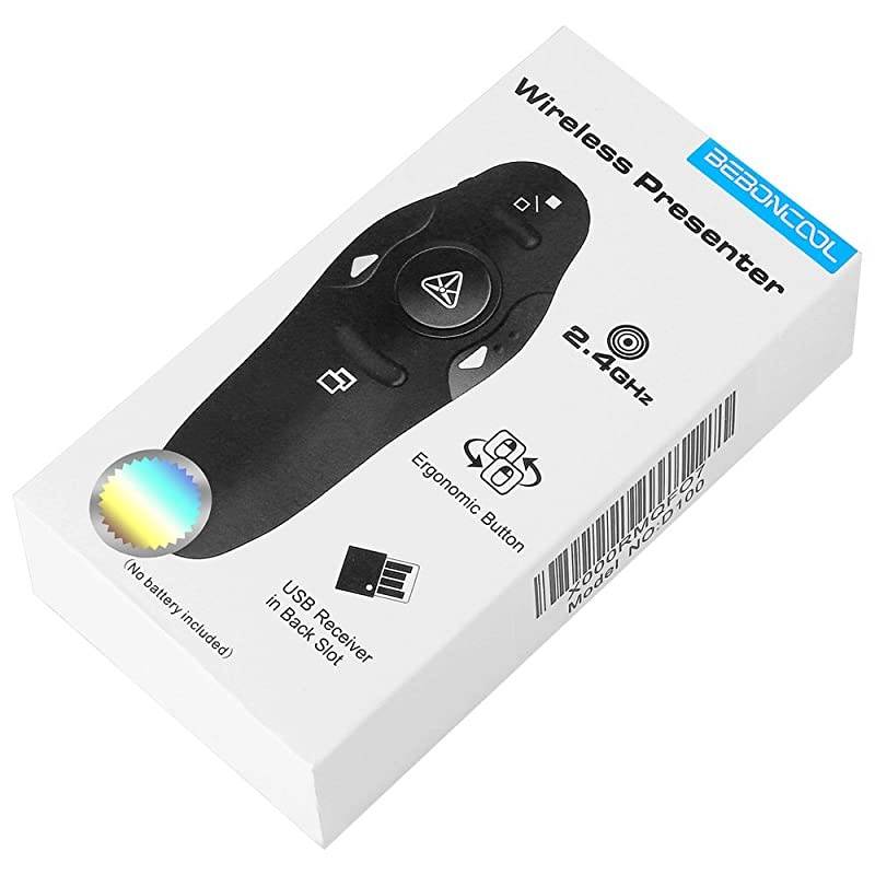 RF 24GHz Wireless Presenter Remote Presentation USB Control PowerPoint PPT Clicker