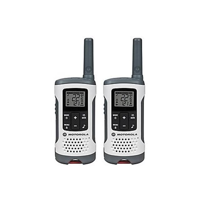 Motorola T260 Two-Way Radio - 37KM Model + NOAA Rechargeable  (Dual Pack)