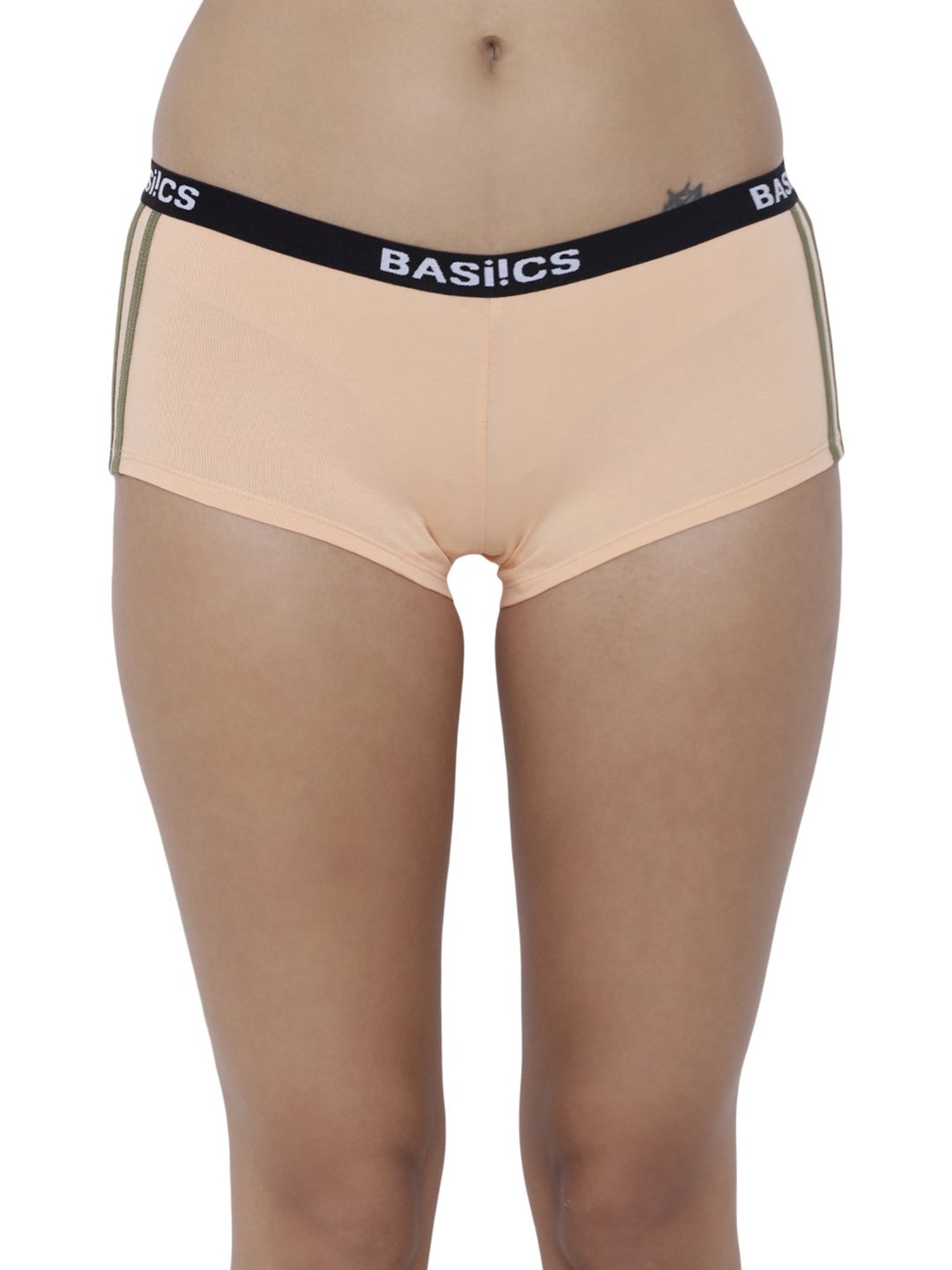 BASIICS by La Intimo Beige Boyshort Panty