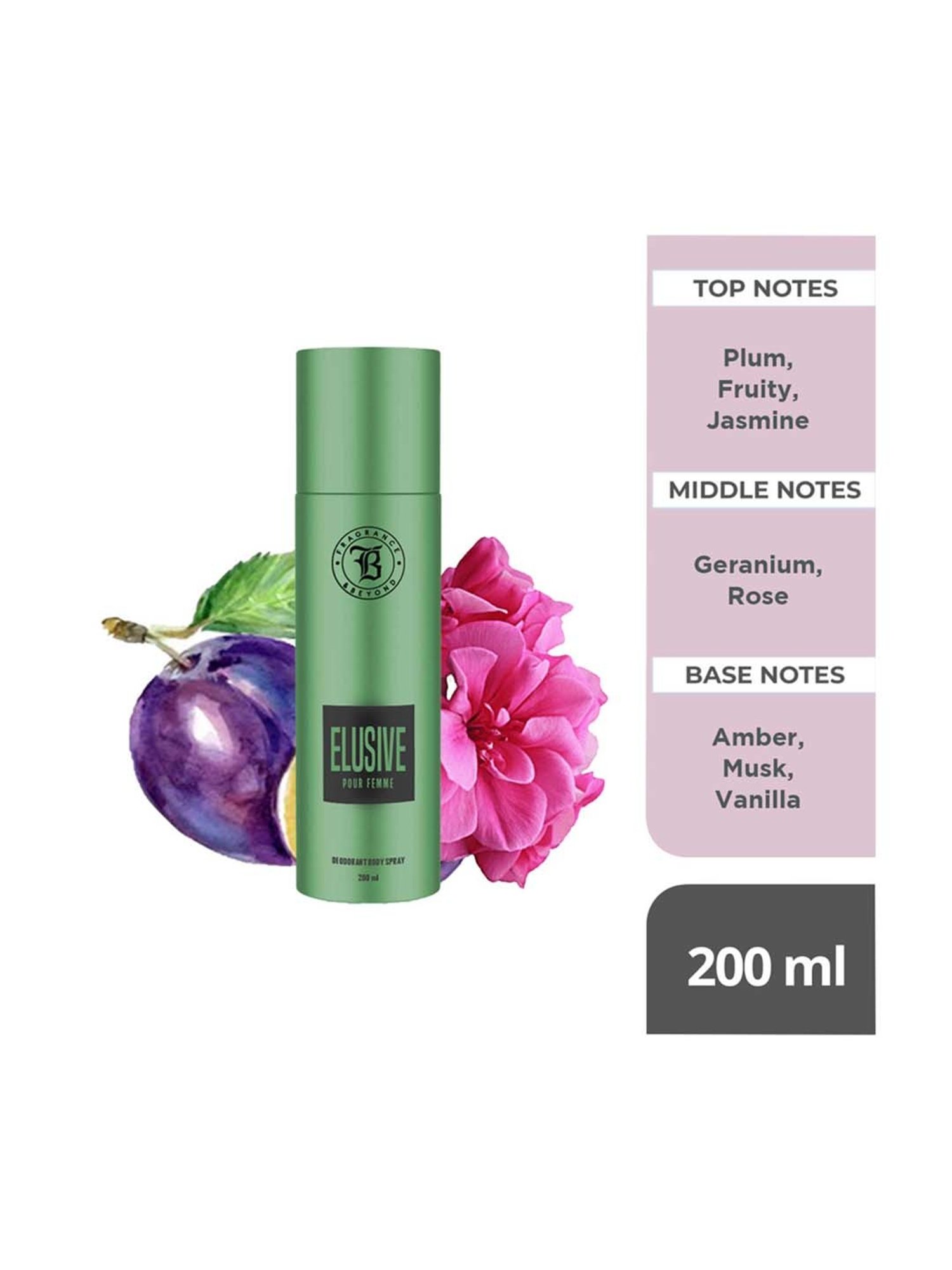 Fragrance & Beyond Elusive and Celebrity Deodorant Body Spray for Women Pack of 2