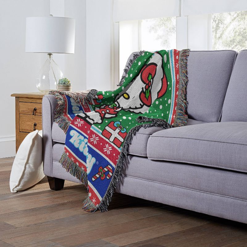 Hello Kitty Snowy Kitty Tapestry Throw