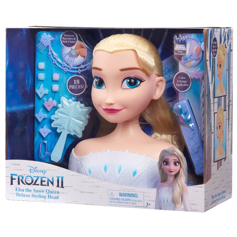 Disney Frozen 2 Deluxe Elsa the Snow Queen Styling Head 17pc