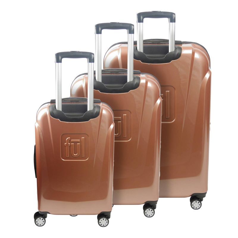 FUL Disney Minnie Mouse 3pc Hardside Luggage Set - Rose Gold