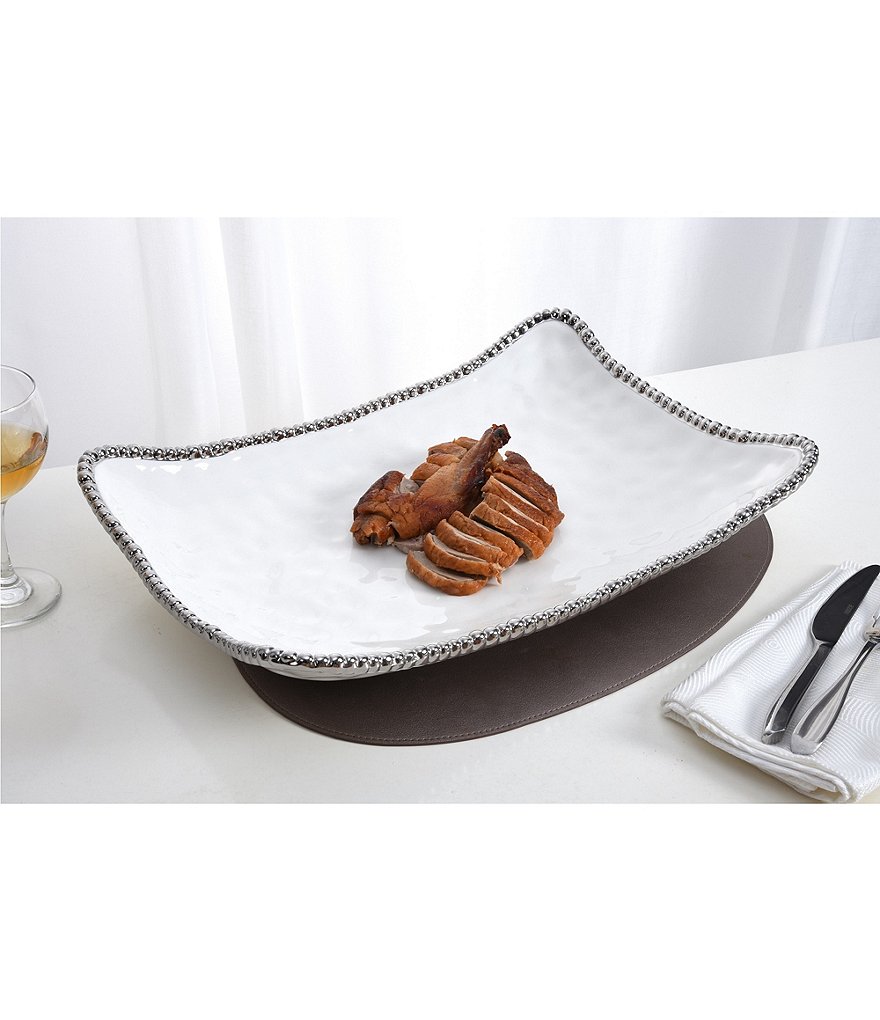 Pampa Bay Salerno Porcelain Rectangular Serving Platter