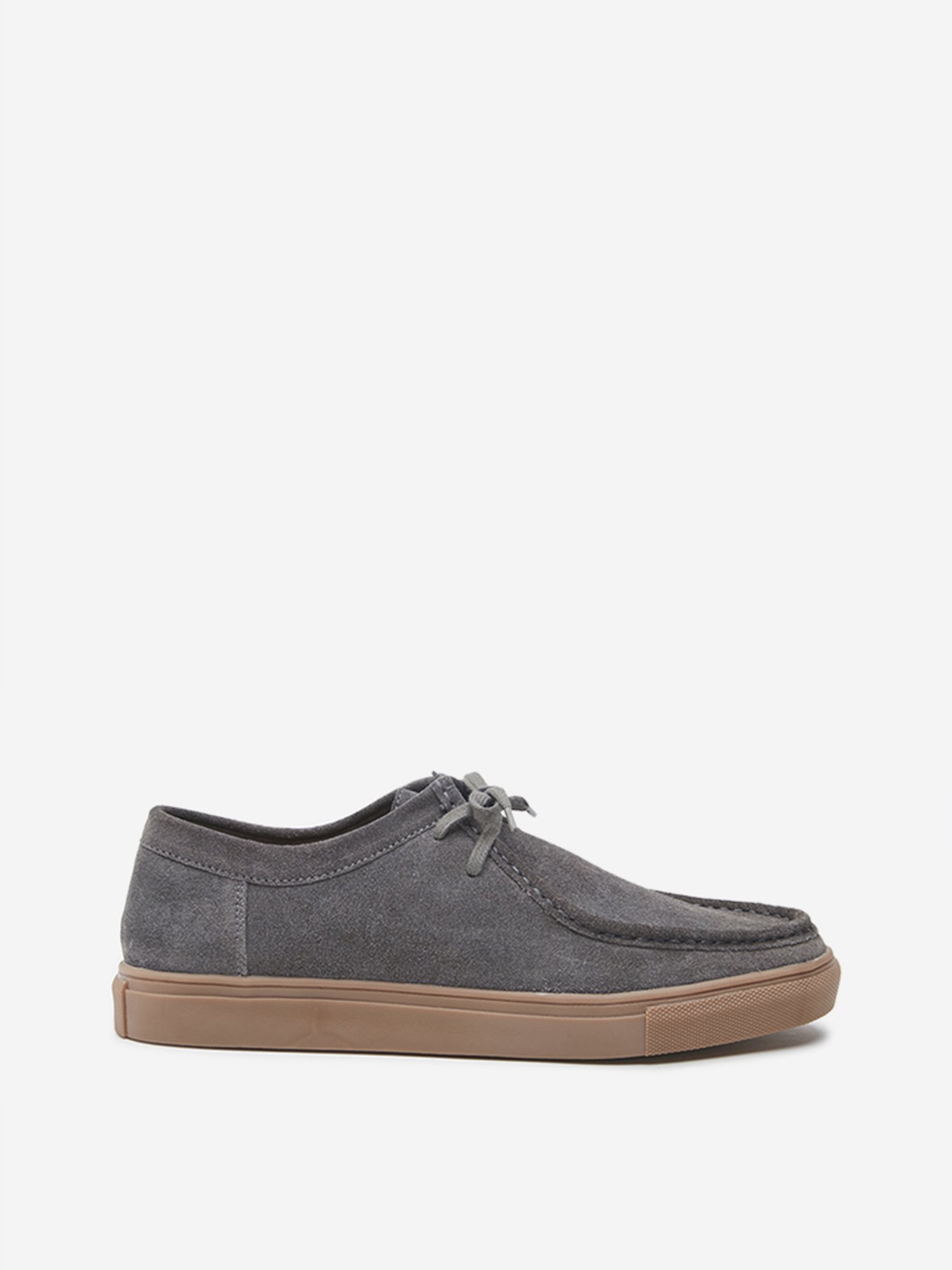 SOLEPLAY by Westside Grey Lace-Up Suede Shoes