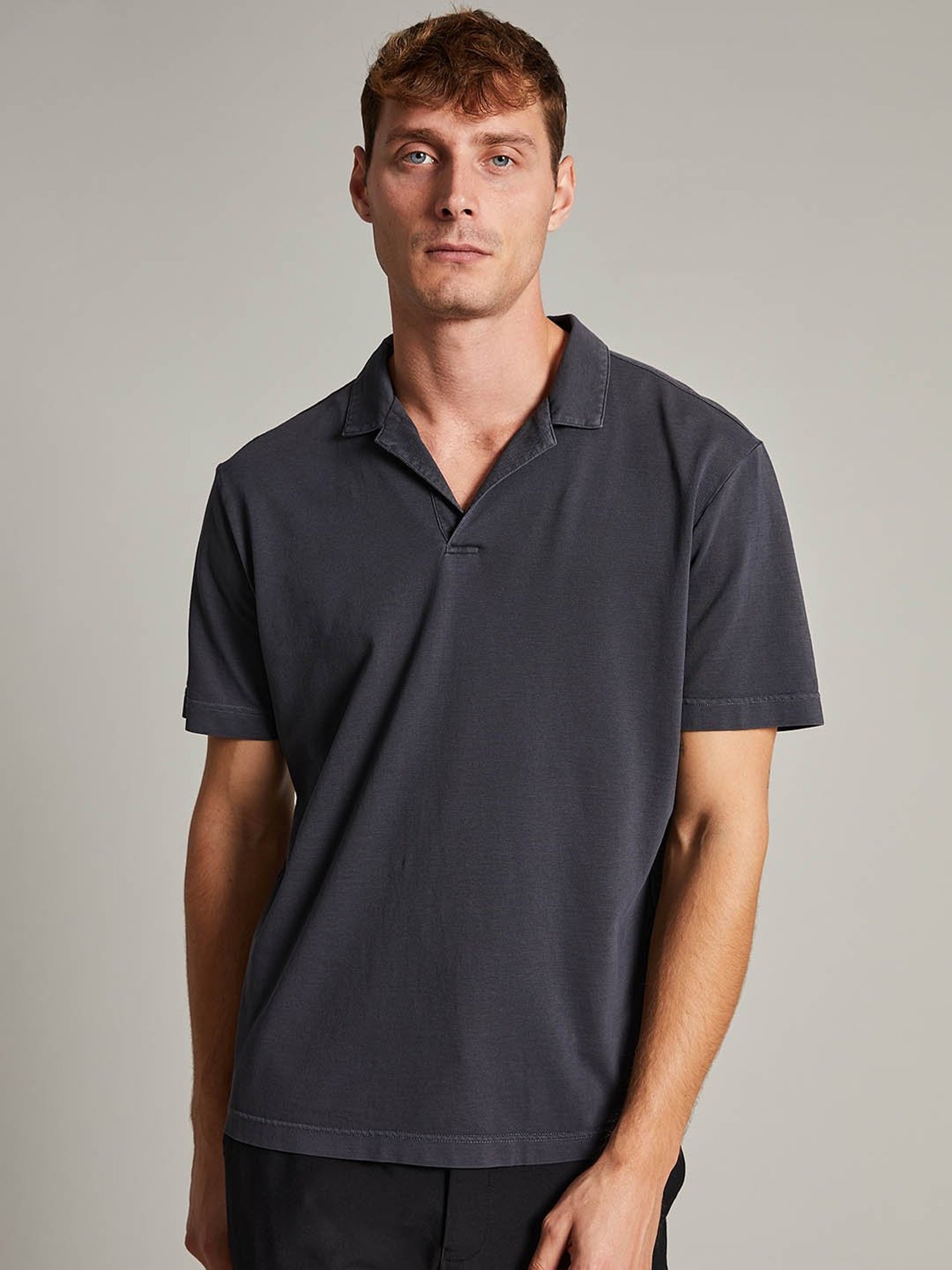 Matinique Navy Short Sleeves Polo T-Shirt