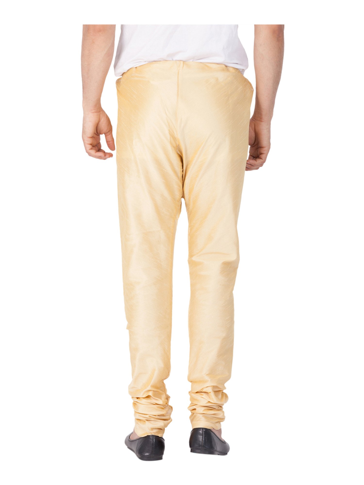 Ramraj ALAMEEN White Cotton Solid Dhotis