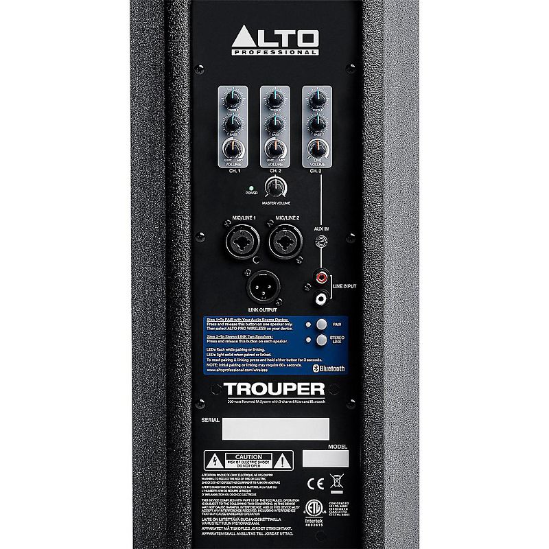 Alto Trouper Compact High Performance PA System