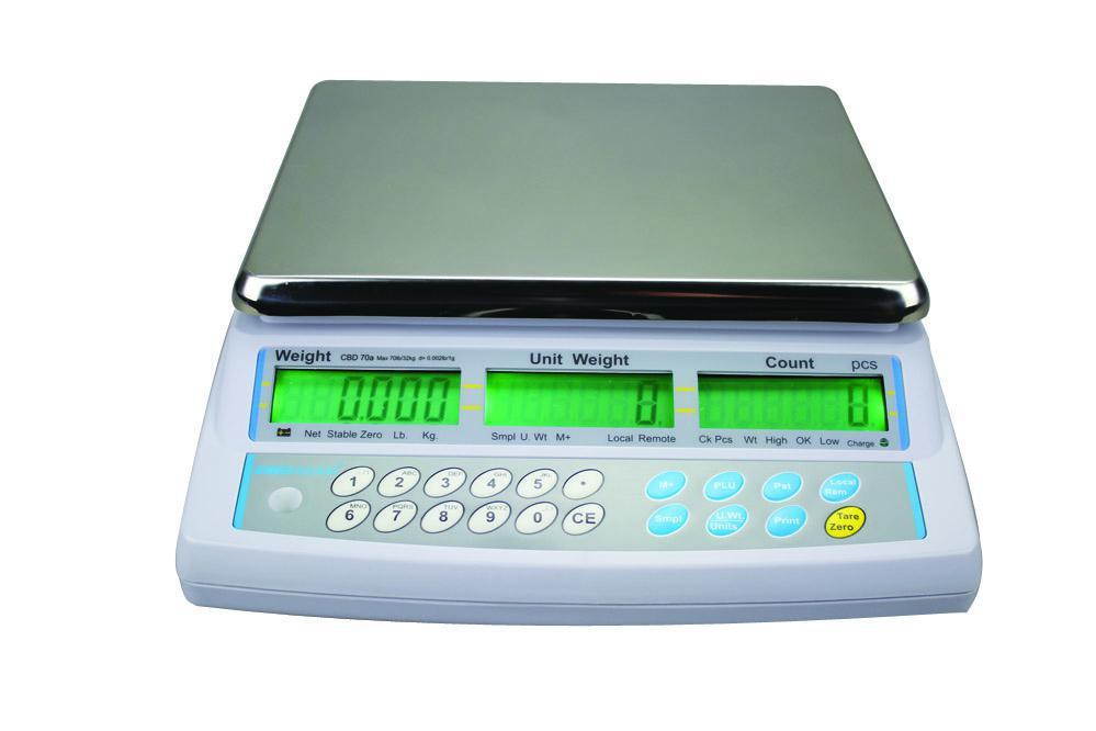 New 400lb Digital Shipping Scale 16.75" x 13.75" Platform Floor Bench