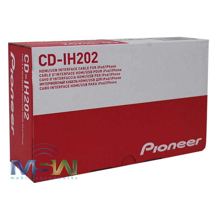 Pioneer CDIH202 AppRadio Mode HDMI Interface Cable Kit For iPhone 5