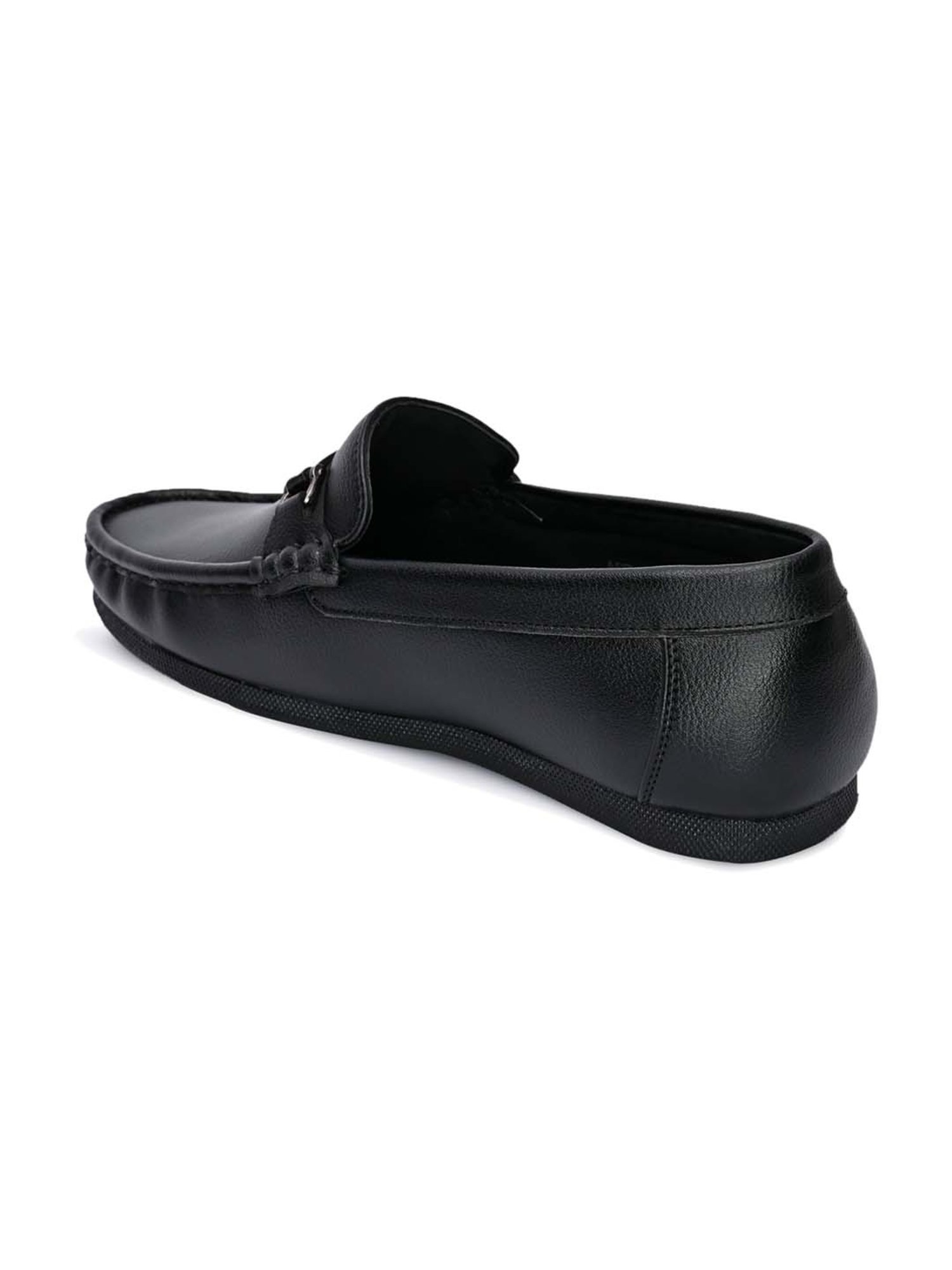 Hydes N Hues Men's Ink Black Casual Loafers