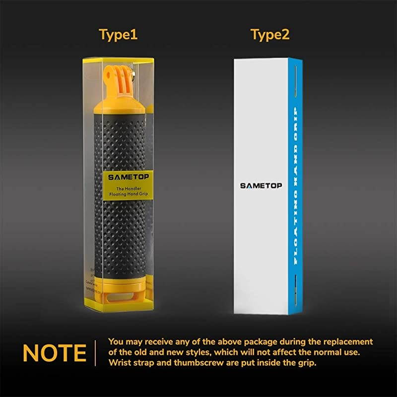 Floating Hand Grip Waterproof Handle Floaty Handler Compatible with GoPro Hero 8 Black Hero 7 BlackSilverWhite 6 5 4 Session 3+ 3 2 1 Hero 2018 Fusion DJI Osmo Action Cameras