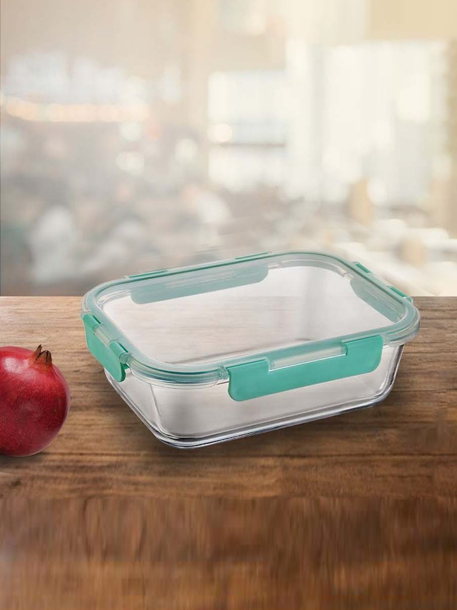 Allo Borosilicate Glass Containers with Lids Microwave Safe Container for Glass Storage Containers