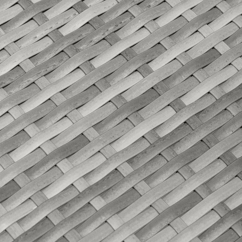 Cannes 5-Piece Wicker Patio Chat Furniture Set - Blue