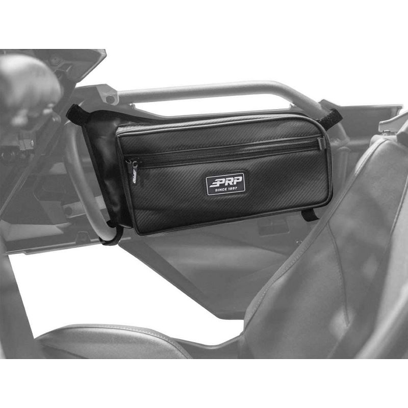PRP Seats E66-210 Can Am Maverick X3 ATV Waterproof Vinyl Rear Door Bag Storage with Zippered Compartment Pockets, Black (Pair)