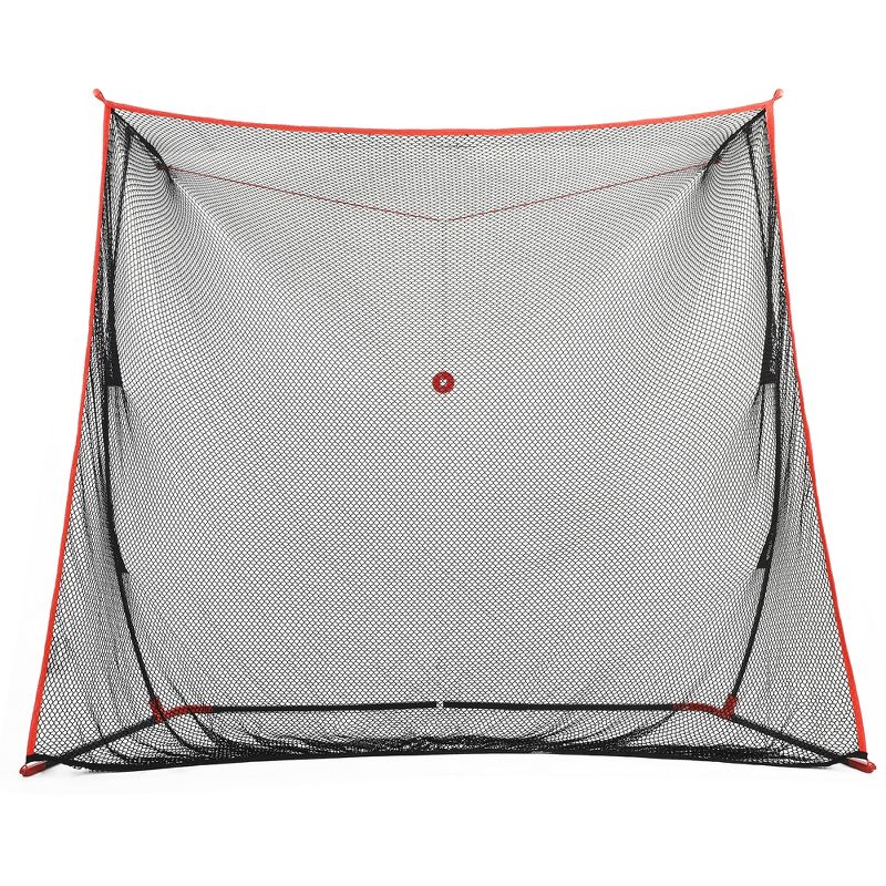 Rukket Sports 3-Piece Home Golf Swing Training Aid Kit with 9 x 7-Foot Net, Floating Hitting Target & Convenient Carry Bag