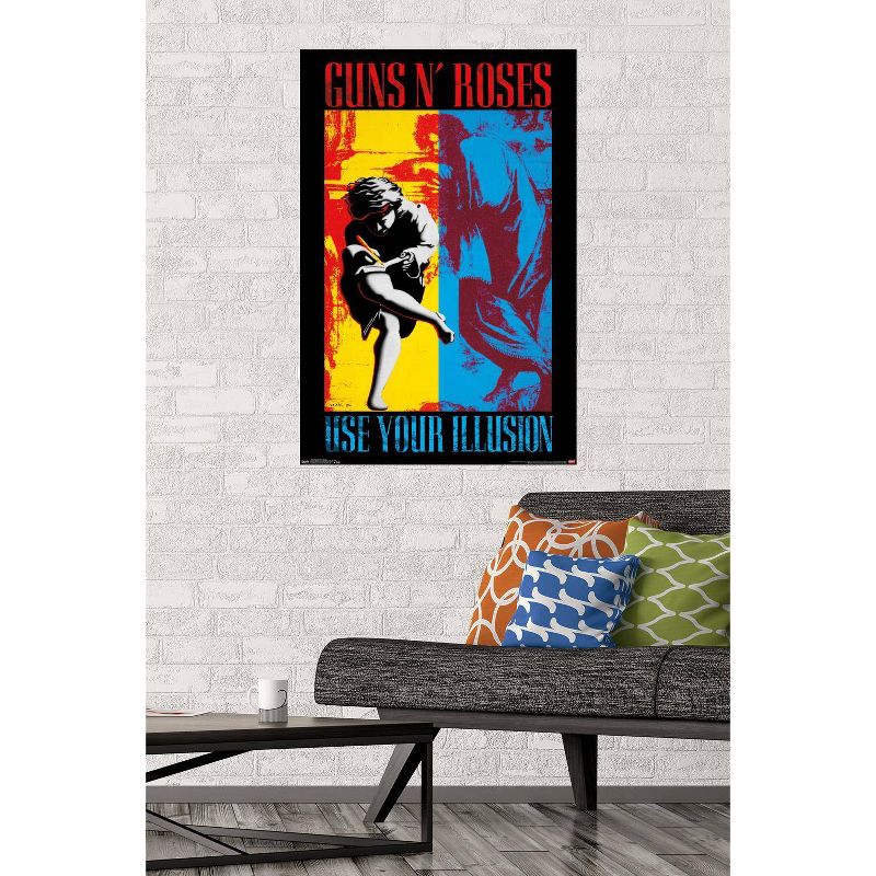 34" x 22" Guns N' Roses: Illusion Unframed Wall Poster - Trends International