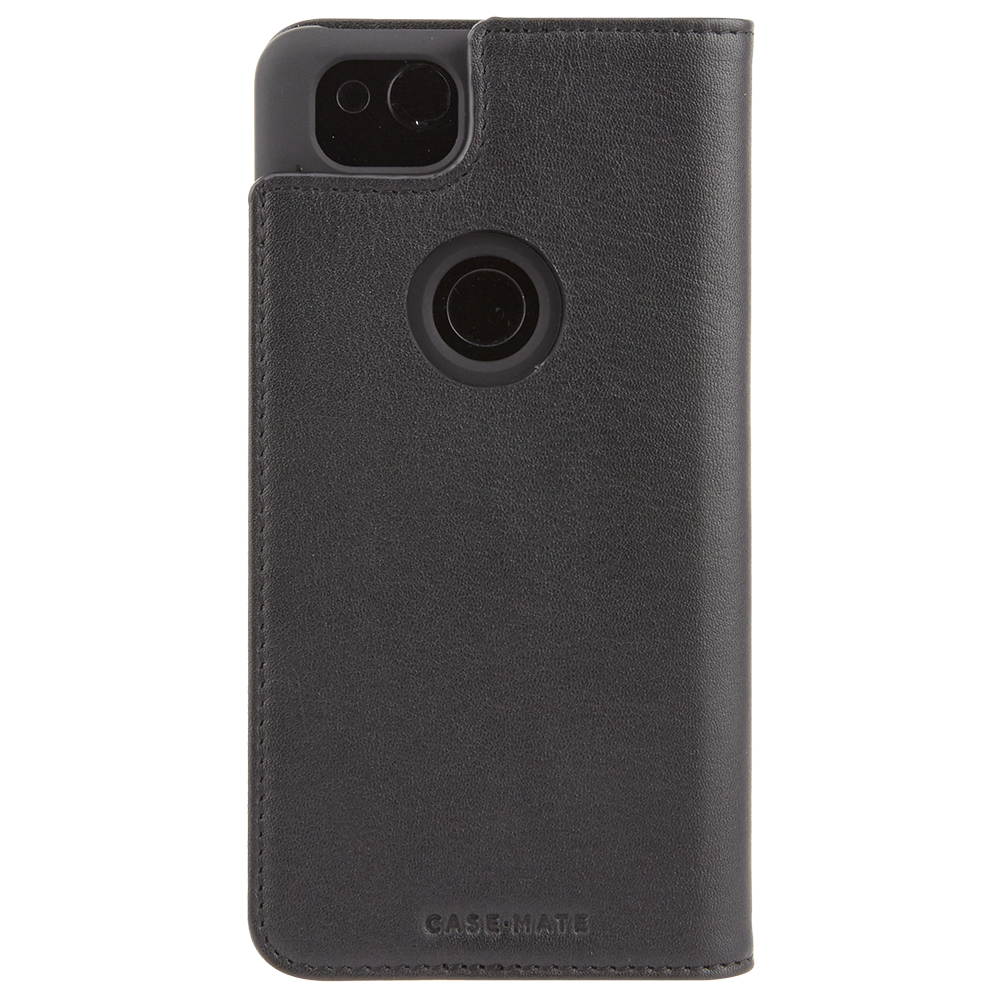 Case-Mate Wallet Folio Series Leather Case Cover for Google Pixel 2 - Black