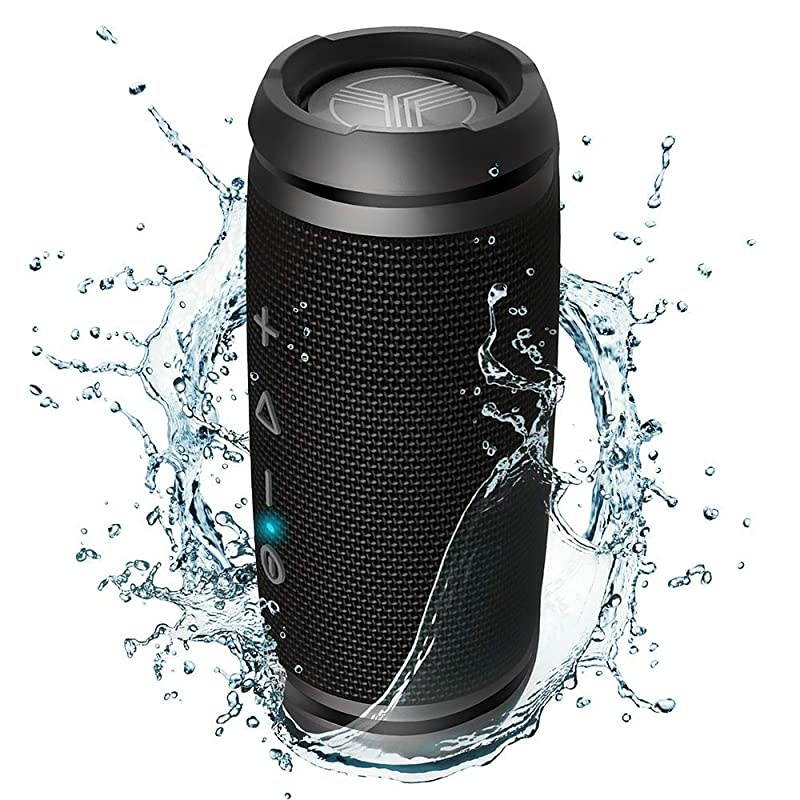 HD7 Mini Portable Bluetooth Speaker Wireless 12W Stereo 360&deg;HD Sound wBass TWS Dual Pairing wMic Waterproof Small Wireless Speaker wBike Mount Hole for Outdoor Travel Beach