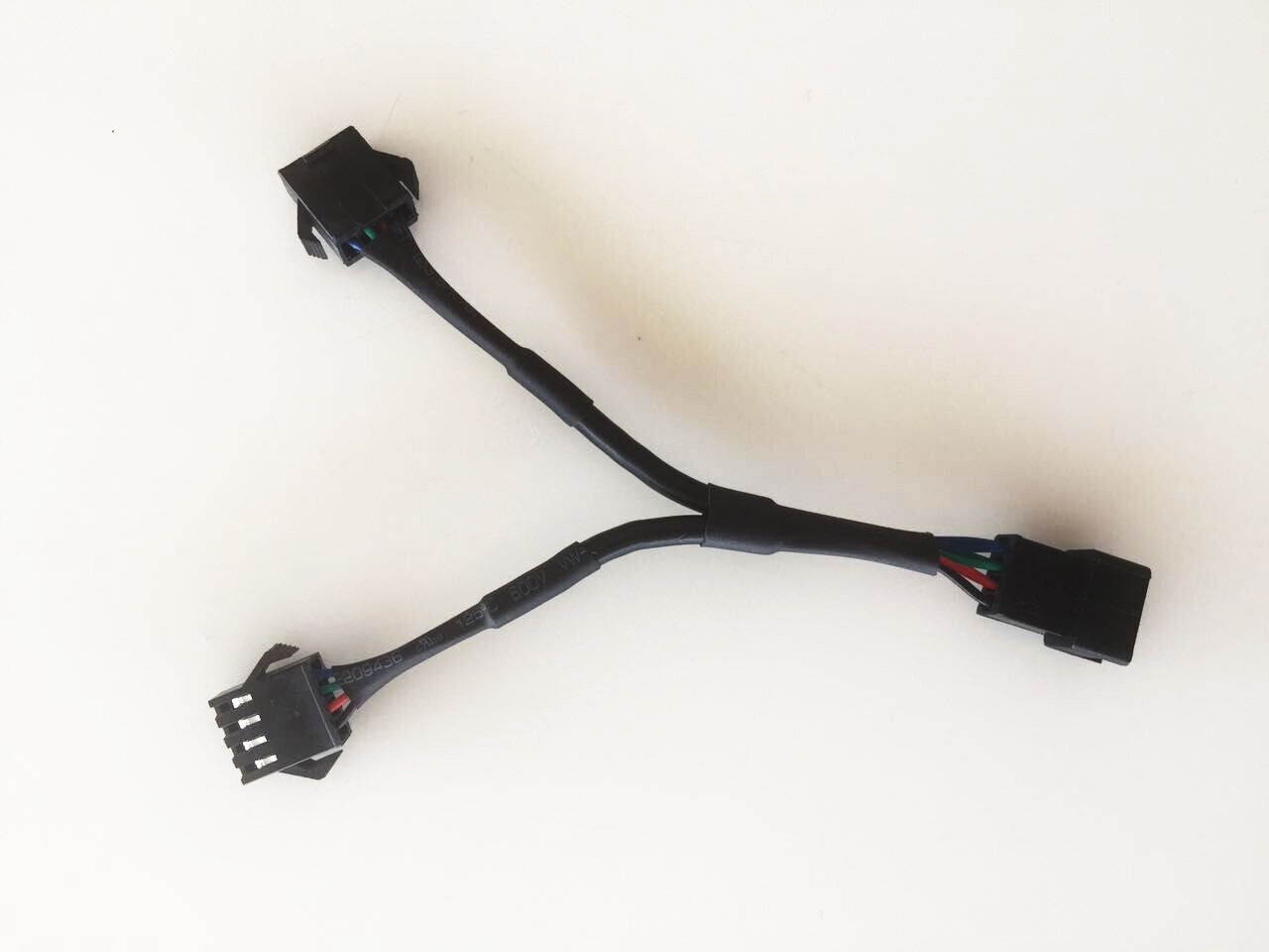 Addmotor Universal Cable Y-Splitter Adapter Extension Wire for Motorcycle LED Light Extension Convert Cable Connector