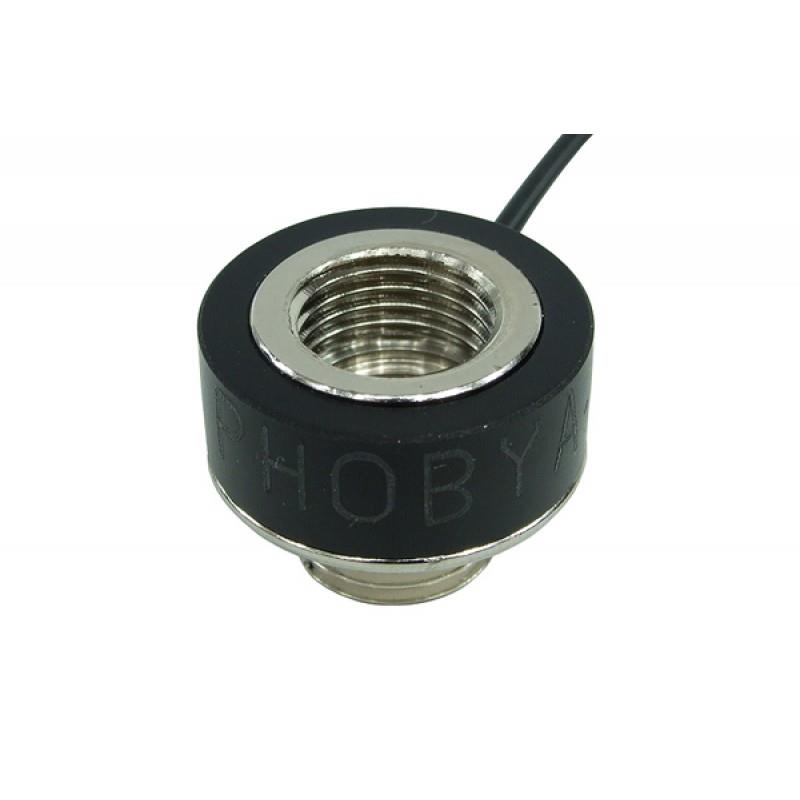 Phobya 3-Pin Fan 12V to 5V Voltage Reducer - 20cm | Black (81074)