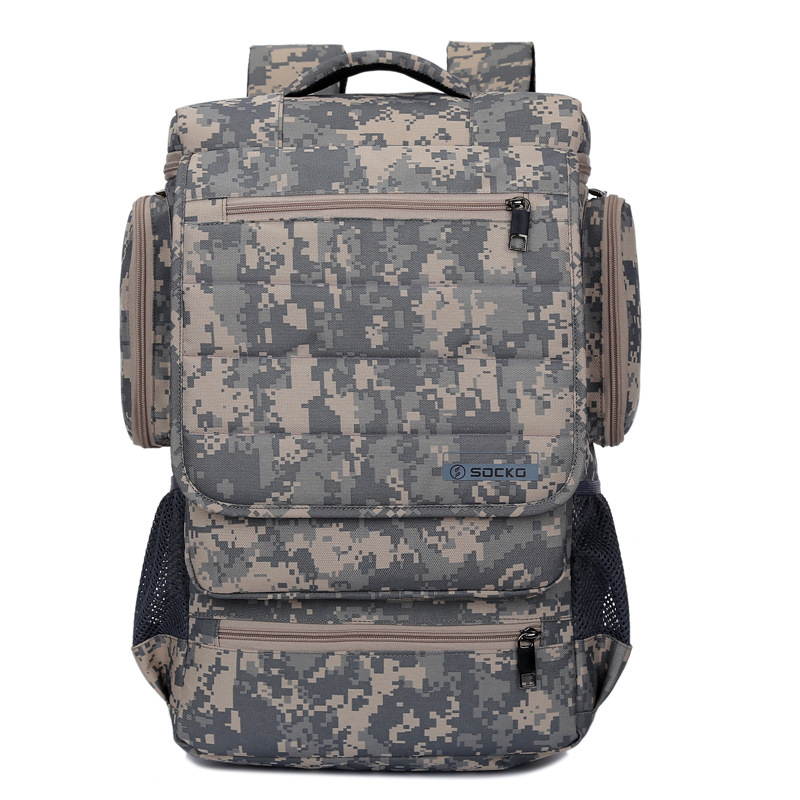 SOCKO Laptop Backpack , Multifunctional Unisex Luggage & Travel Bags Knapsack,rucksack Backpack Hiking Bags Students School Shoulder Backpacks Fits Up to 17.3 Inch Laptop Macbook Computer,Red