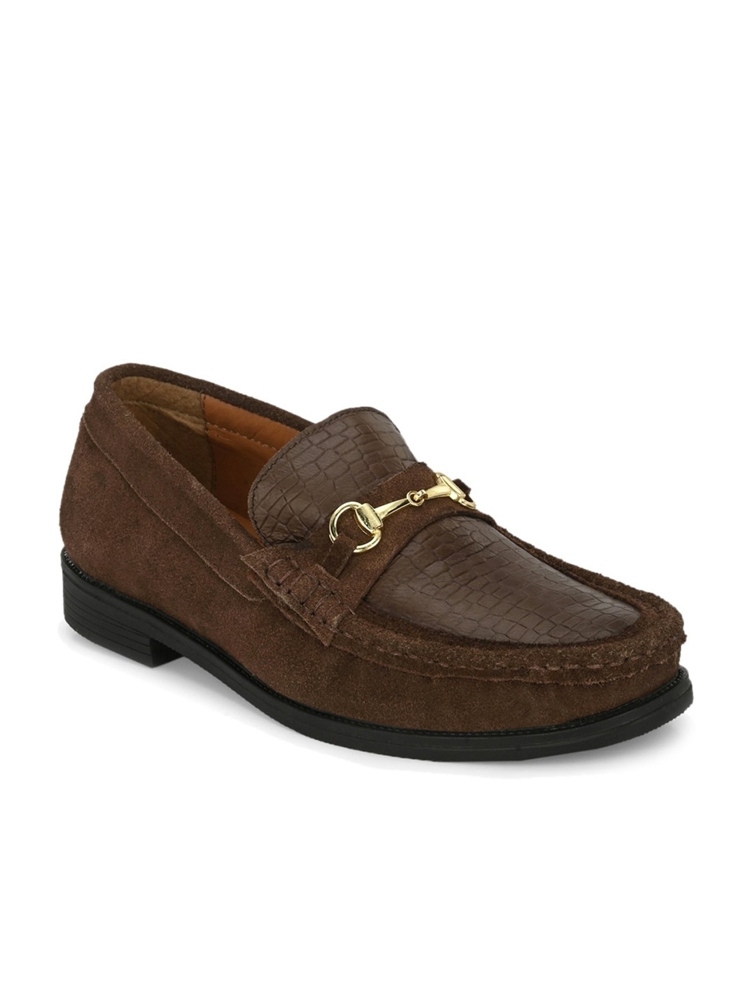 Clog London Men's Brown Casual Loafers
