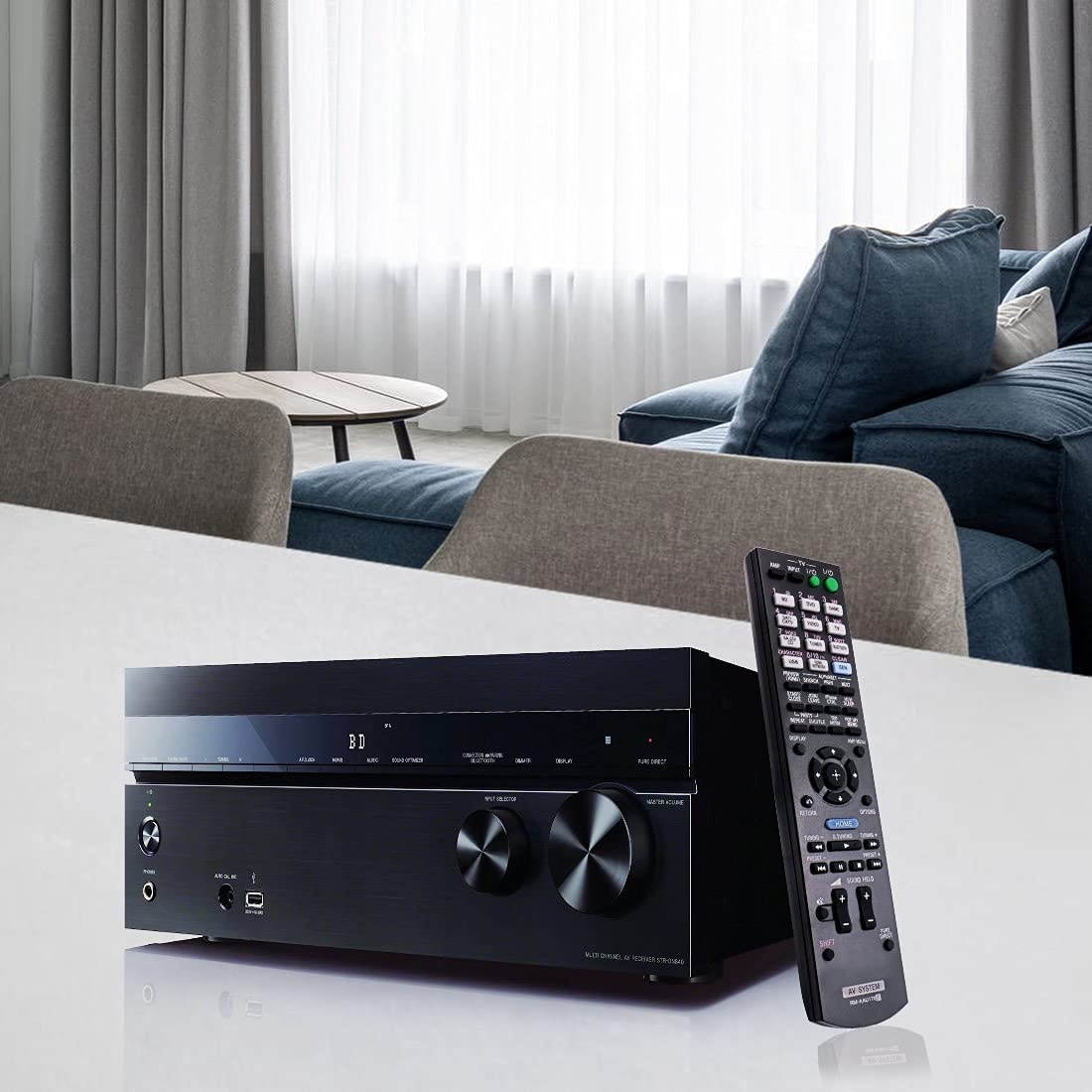 RM-AAU170 Remote Control for Sony STR-DA4600ES STRDH540 STR-DH540 STR-CT550WT STR-DN840 STRDN840 RMAAU169 1-492-051-11 Audio/Video AV Receiver Home Theater System