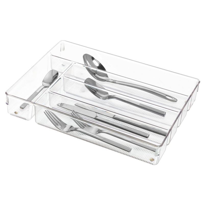 iDESIGN Linus Cutlery Tray Clear