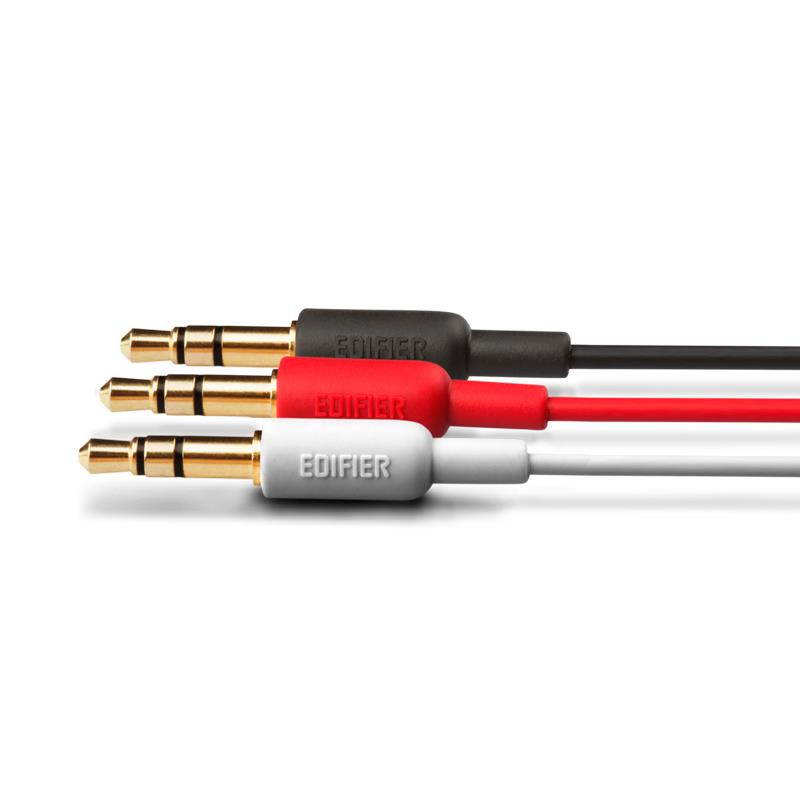 Edifier H210 Headphones - Hi-Fi In-Ear Canal Noise-Isolating Stereo Earphones - Black, White, Blue and Red