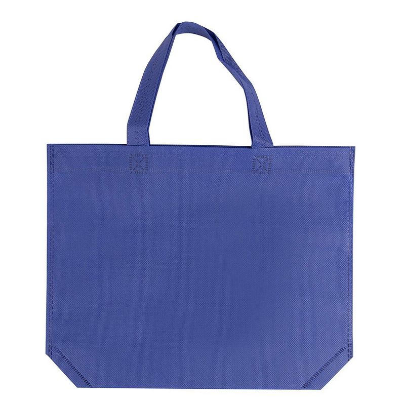 Blue Panda 30-Pack Non-woven Gift Bags Rainbow Tote Bags for Goodies Treats 10 Colors, 12.9 x 10.2 In