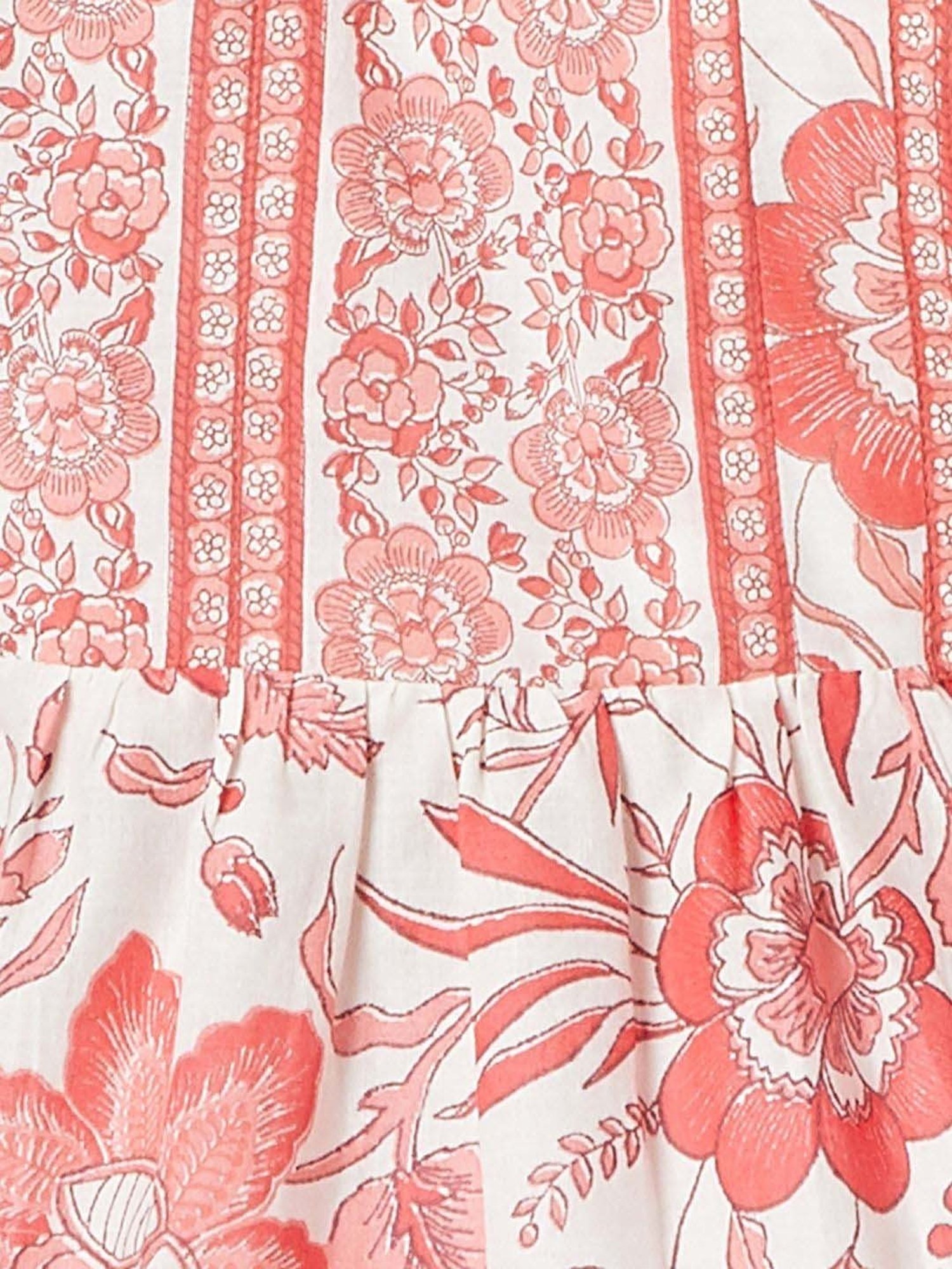 Melange by Lifestyle Pink Cotton Printed Tunic