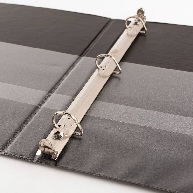 0.5" Ring Binder Clear View Black - up & up™