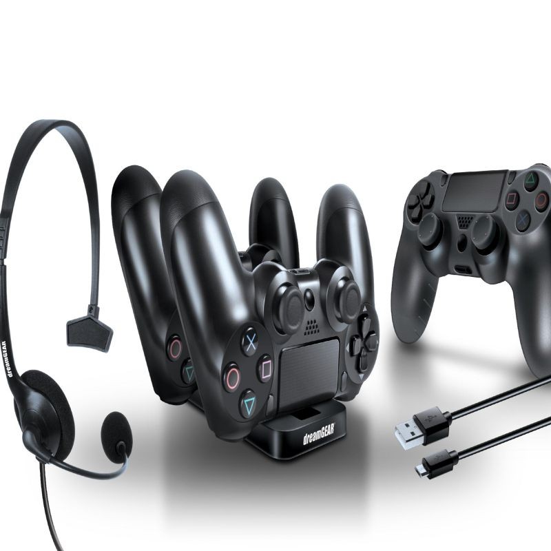 dreamGEAR Player's Kit for Sony PS4 - Black