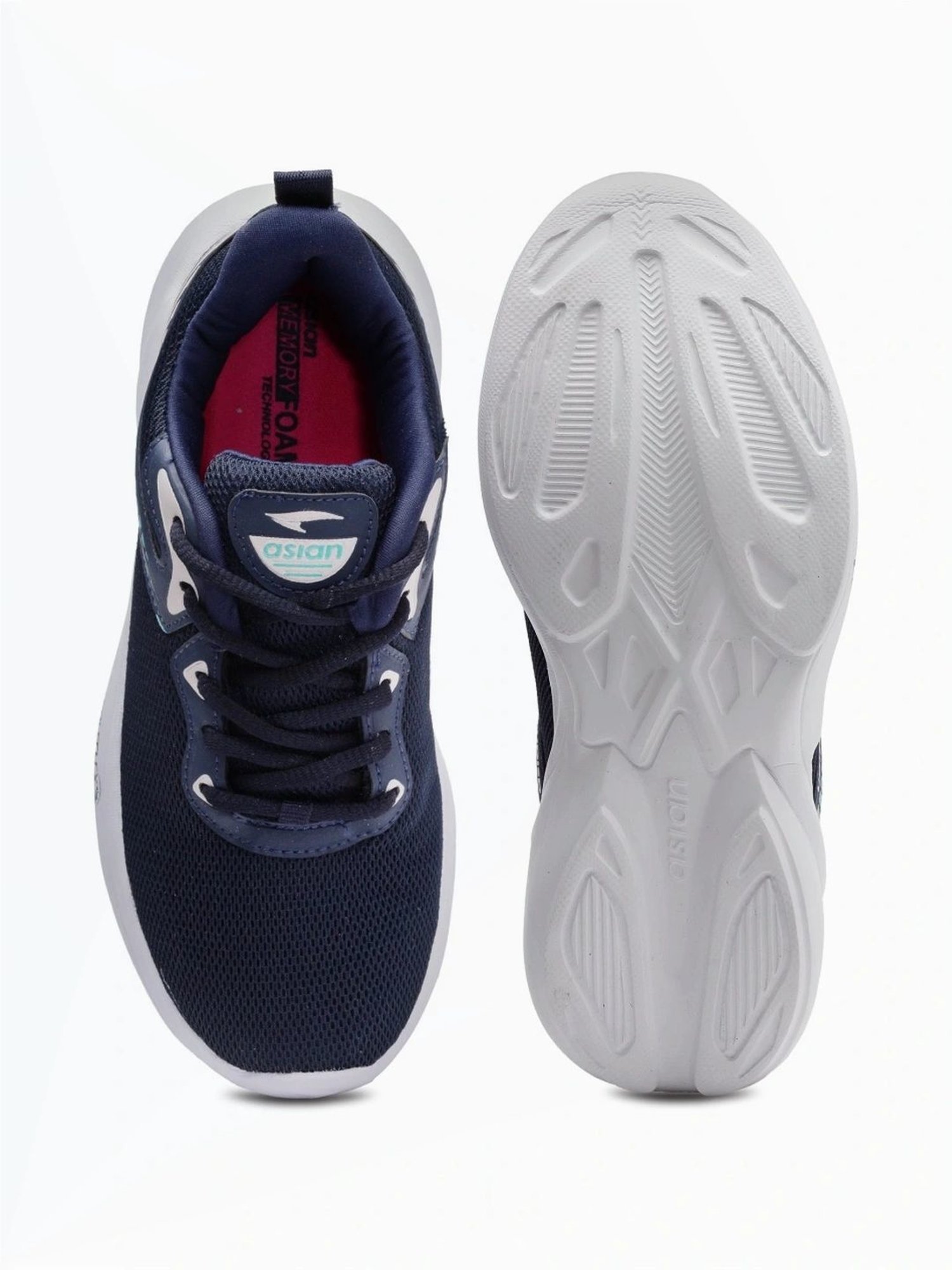 Asian Women's Navy Running Shoes