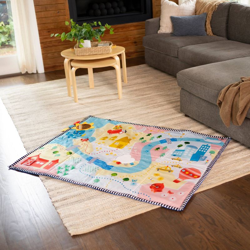 Baby Einstein Sea & City Sensory Playscape Plush Activity Mat