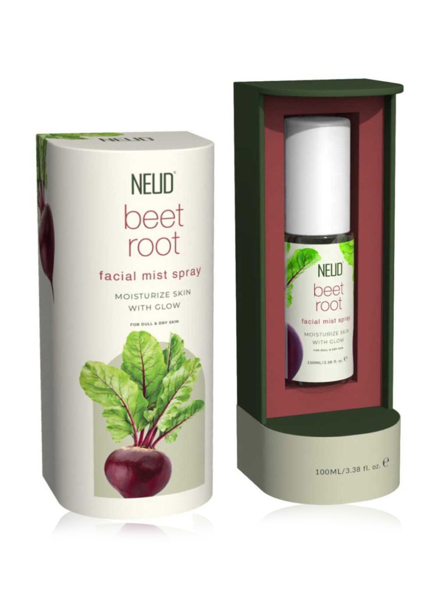 NEUD Beet Root Facial Mist Spray for Dull & Dry Skin - 100 ml (Pack of 1)
