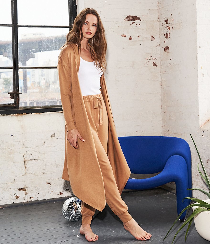 1. STATE Drawstring Cozy Knit Drawstring Joggers