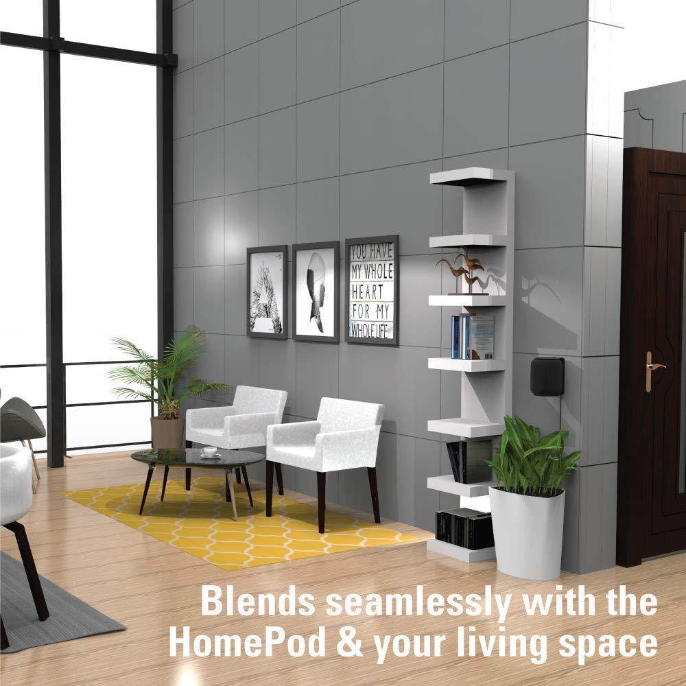 HomeBase Wall Mount for Apple HomePod by H-Squared (Black)