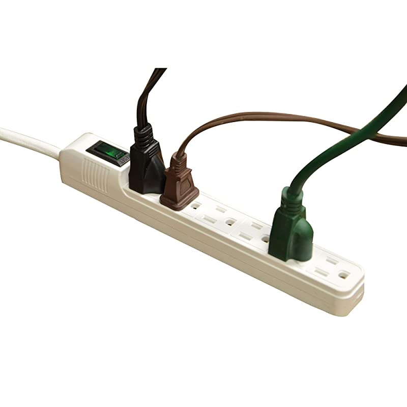 Power GG16103MIN 6 Outlet Mini Surge Protector White