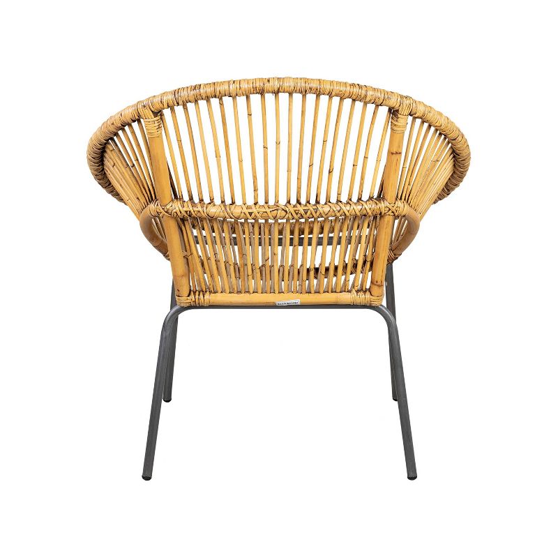Louanne Rattan Occasional Chair Brown - East At Main