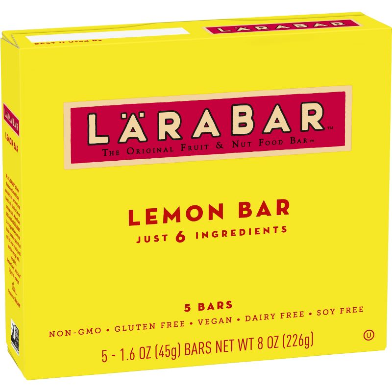 Larabar Lemon Bar Nutrition Bar - 5ct
