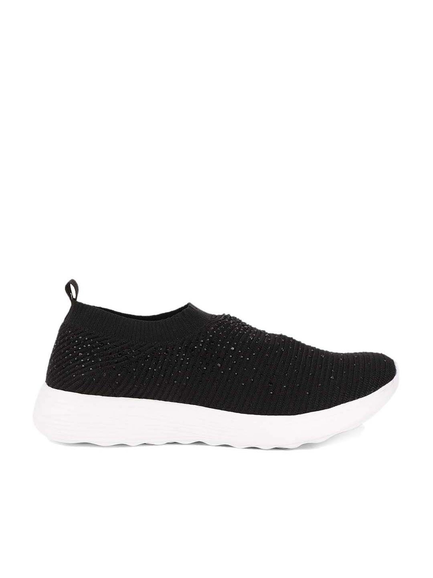 North Star by Bata Women's Black Running Shoes