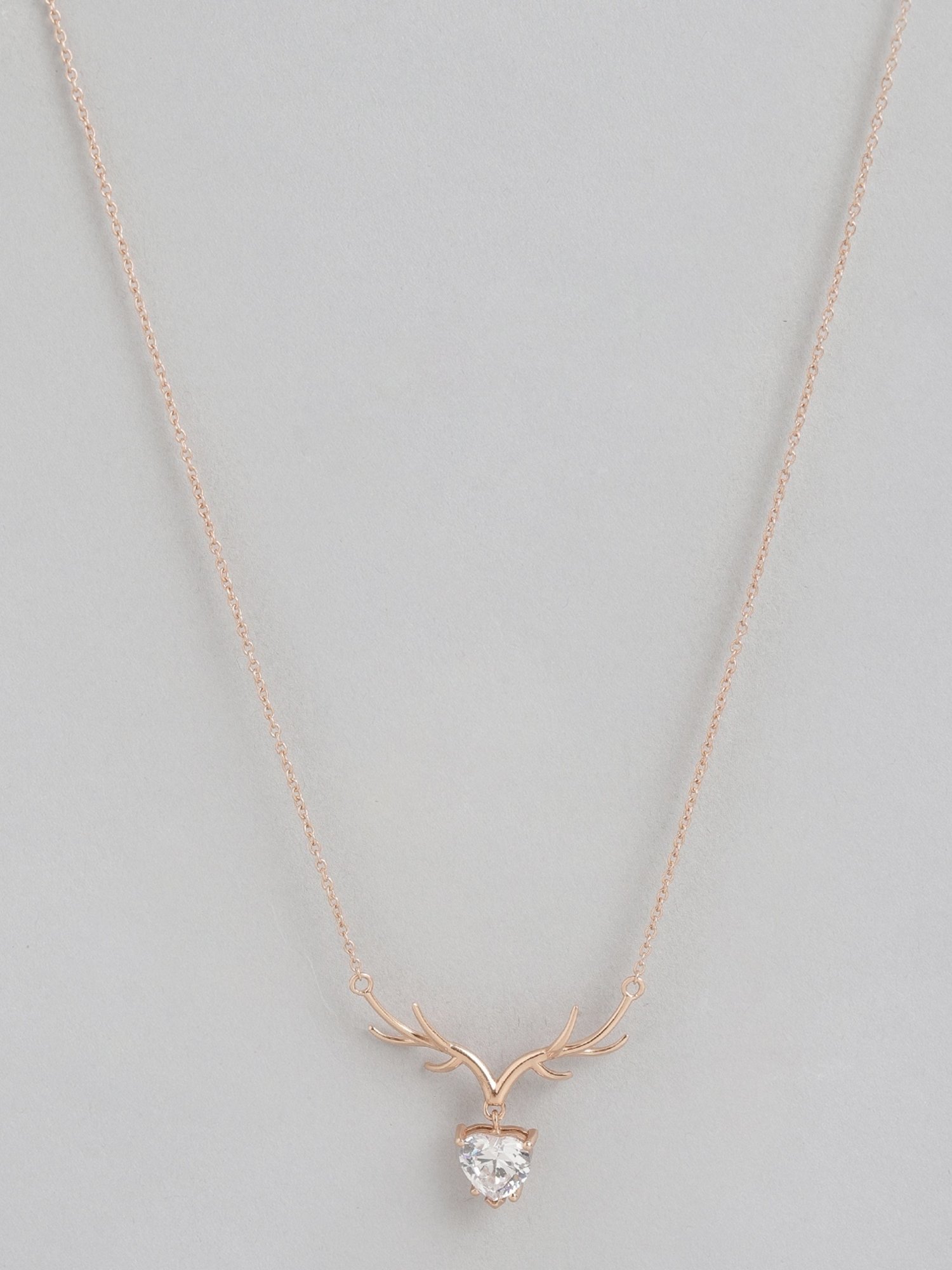 Zavya 925 Sterling Silver Mystique Deer Princess Necklace For Women