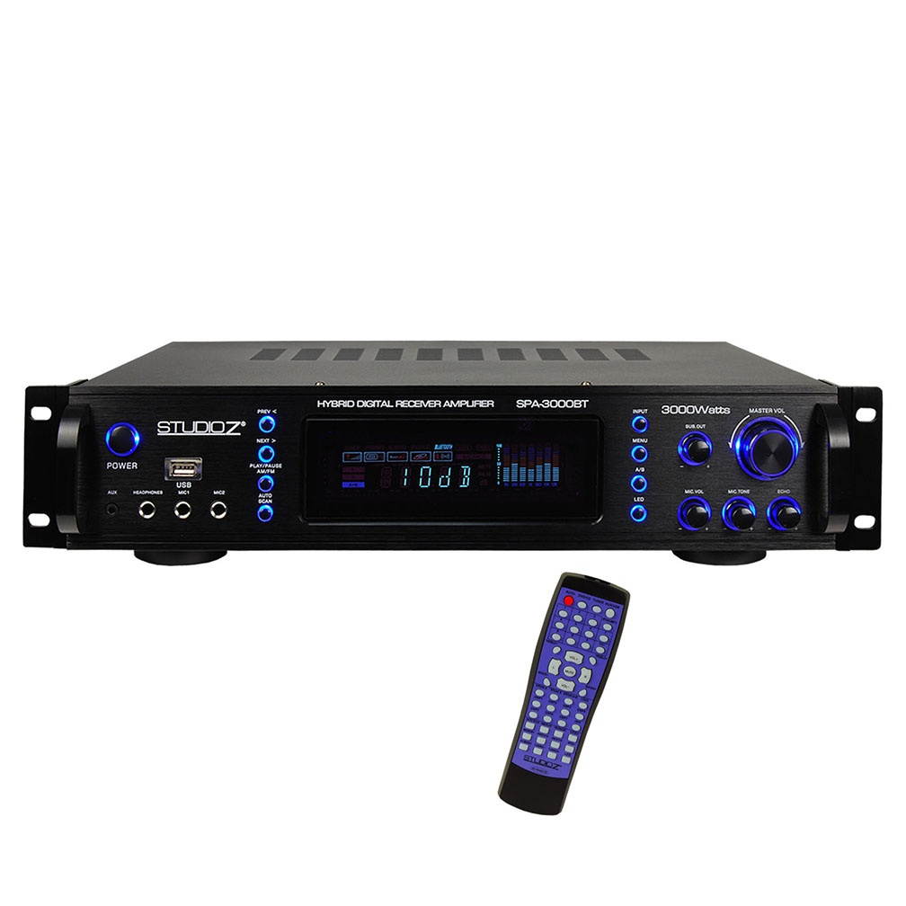 EMP Professional EBK27 900W HI-FI Stereo Amplifier Bluetooth/USB/SD/FM/MP3/WMA
