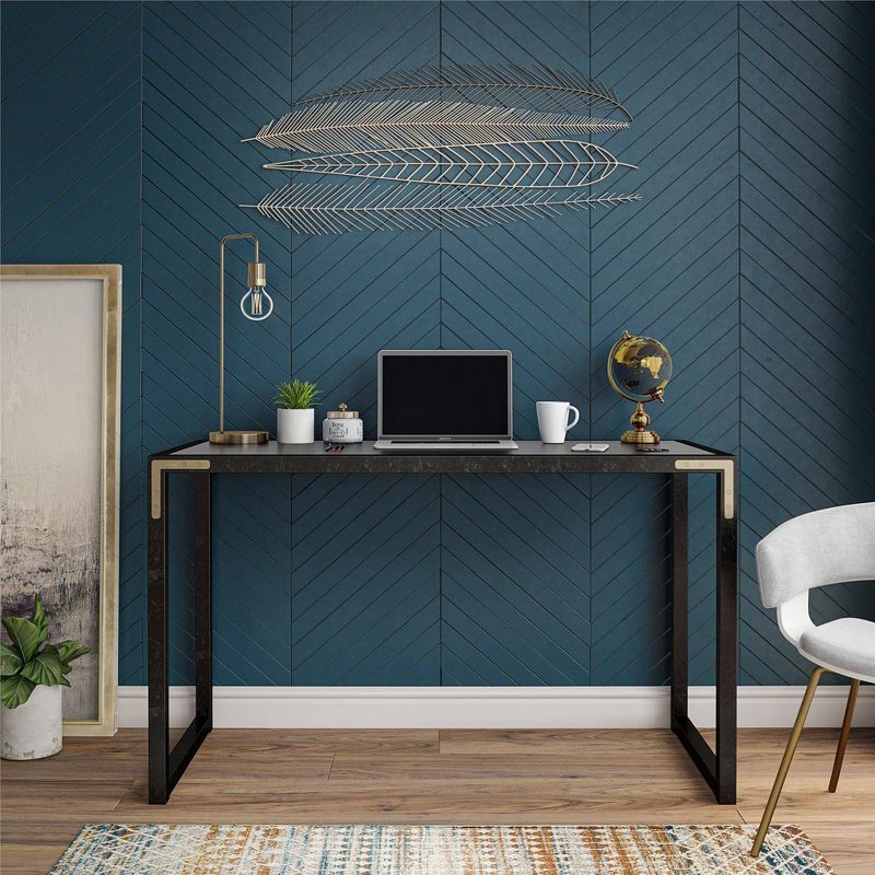 Bel Air Writing Desk Black - Cosmoliving By Cosmopolitan