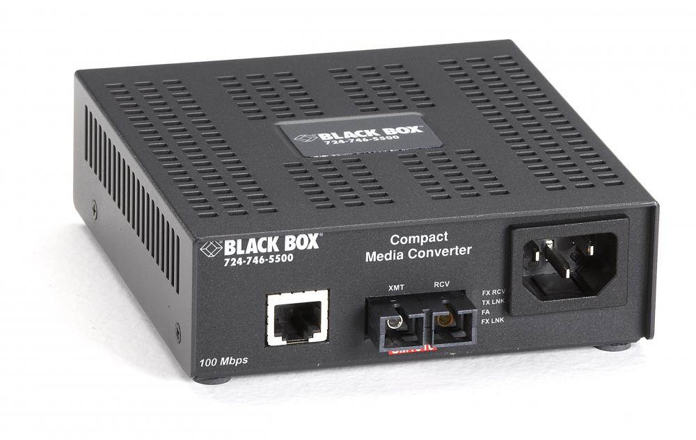 BLACK BOX CORPORATION LHC006A-R4 COMPACT MEDIA CONVERTER, 100BASE-TX/100B