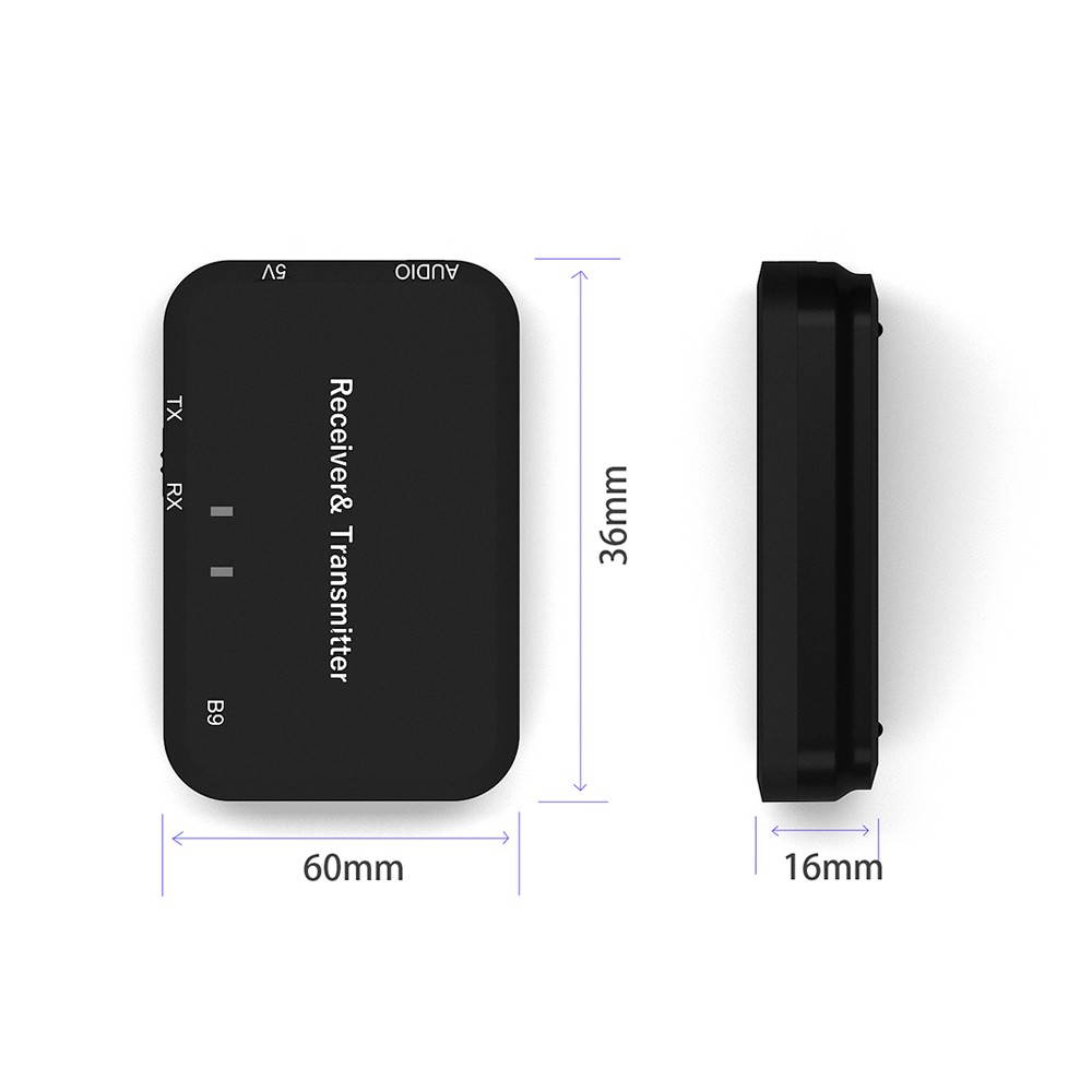 2 in 1 Bluetooth Audio Transmitter & Receiver Wireless Bluetooth Audio Adapter 3.5mm Stereo Audio Player